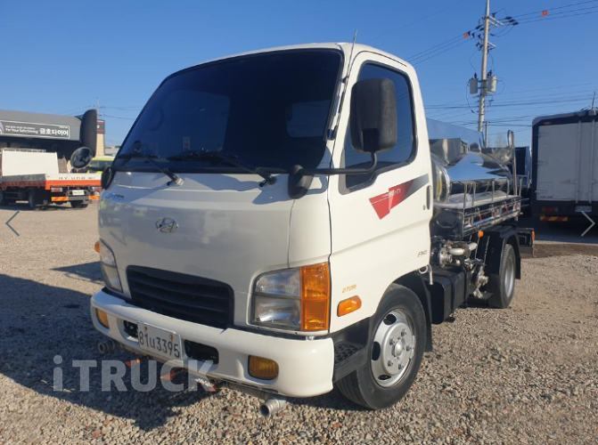 현대 살수차 마이티큐티 스텐탱크 2,500L 수동 0