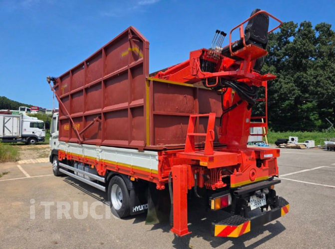 현대 메가트럭 집게차 260 5톤 수동 광림 6