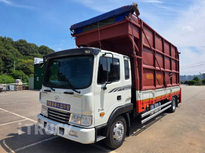 현대 메가트럭 집게차 260 5톤 수동 광림 0