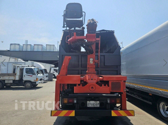 현대 메가트럭 집게차 280 5톤 수동 광림 7