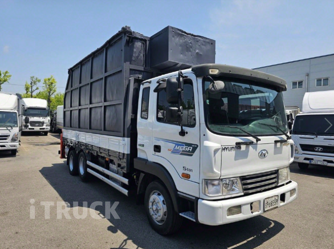현대 메가트럭 집게차 280 5톤 수동 광림 1