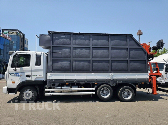 현대 메가트럭 집게차 280 5톤 수동 광림 5