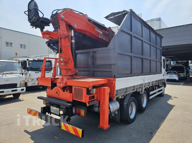 현대 메가트럭 집게차 280 5톤 수동 광림 4