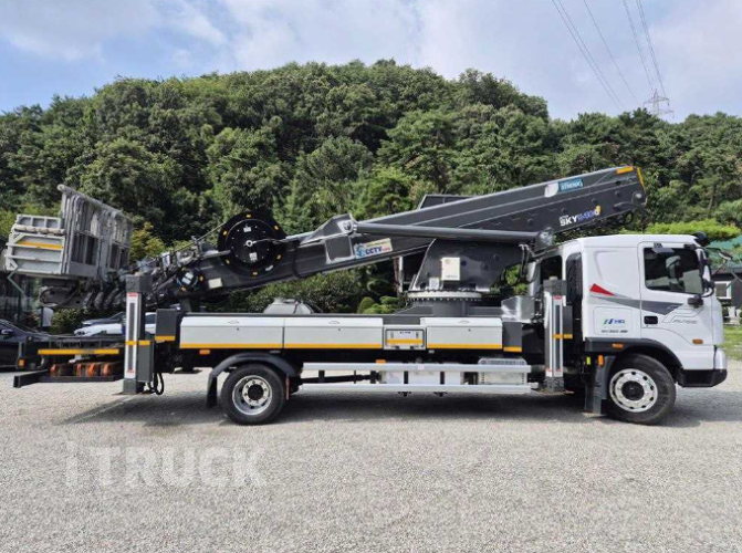 현대 고소작업차 호룡 파비스 5톤 4