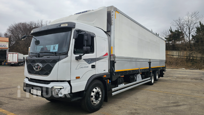 현대 파비스 325 후축 냉장윙 9.5톤 오토 - 중고 트럭 매물 이미지