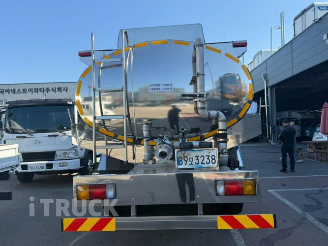 현대 살수차 트라고 스텐탱크 15,000L 오토 5