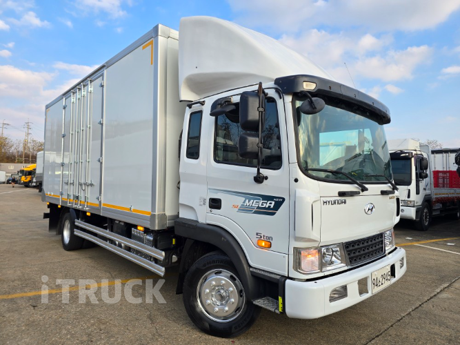 현대 메가트럭 280 단바리 익스하이탑 5.2톤 수동 4
