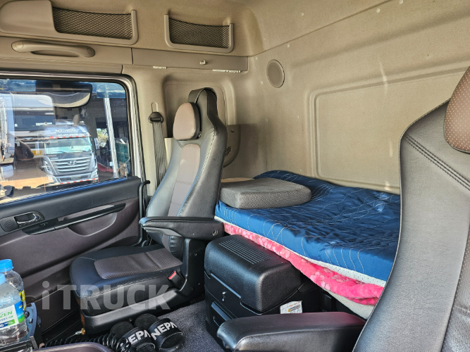 타타대우 프리마 고하중 560 앞축 카고 25톤 오토 리타더 15