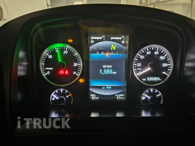 타타대우 프리마 고하중 560 앞축 카고 25톤 오토 리타더 12