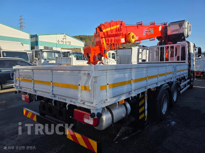 현대 카고크레인 광림2307 파비스 5톤 3