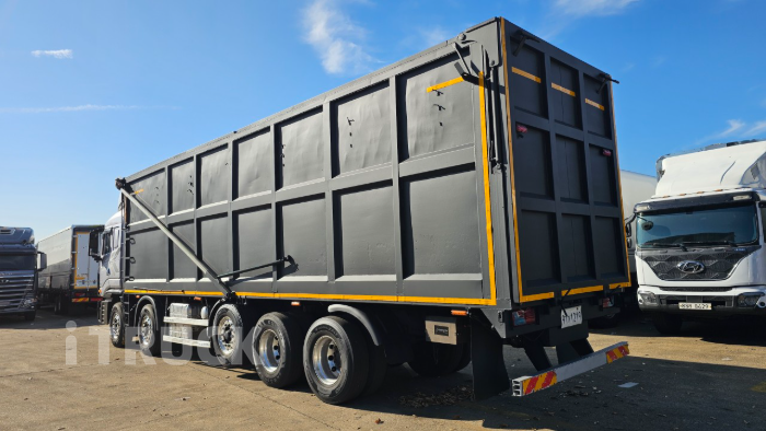 타타대우 우드칩 25톤 480 앞축 오토 4