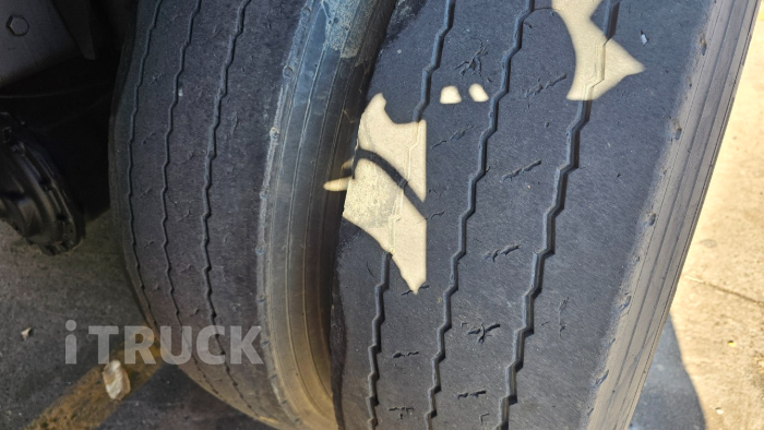 타타대우 우드칩 25톤 480 앞축 오토 6