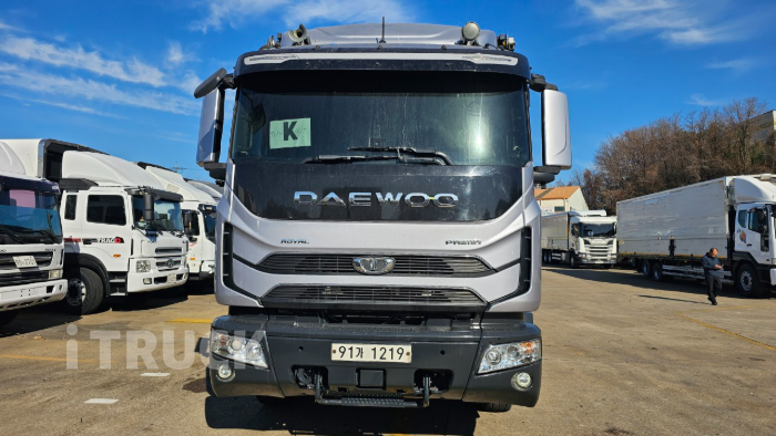 타타대우 우드칩 25톤 480 앞축 오토 0