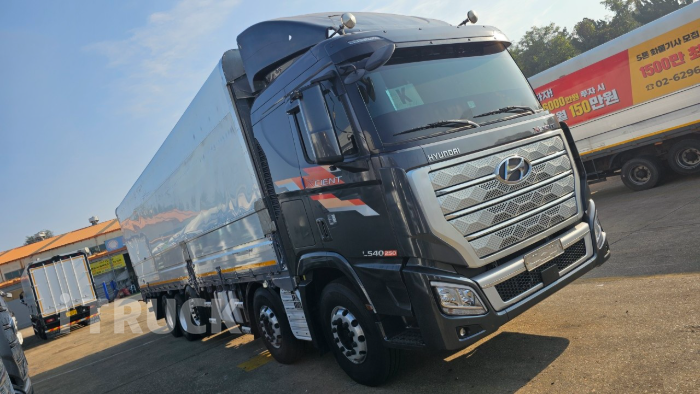 현대 엑시언트 프로 540 앞축 상승윙바디 25톤 오토 1