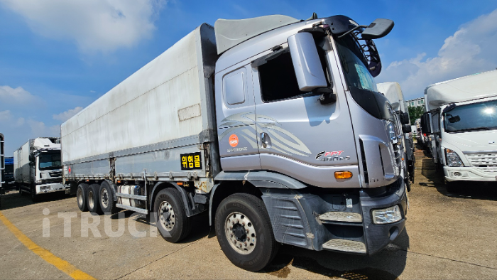 타타대우 프리마 480 앞축 상승윙바디 25톤 오토 0