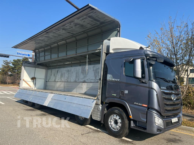 현대 엑시언트 540 후축 상승윙바디 25톤 오토 8