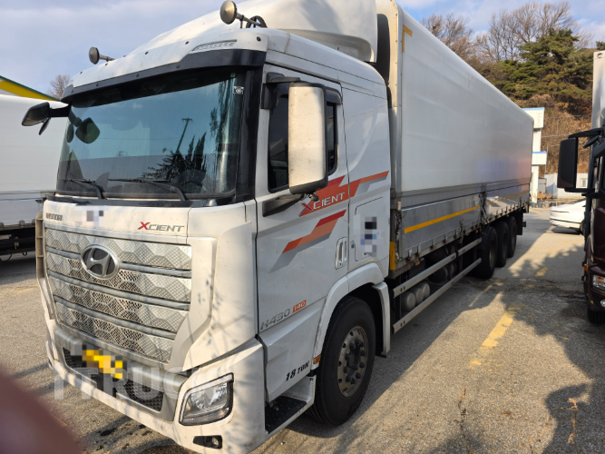 현대 엑시언트 430 후축 윙바디 18톤 오토