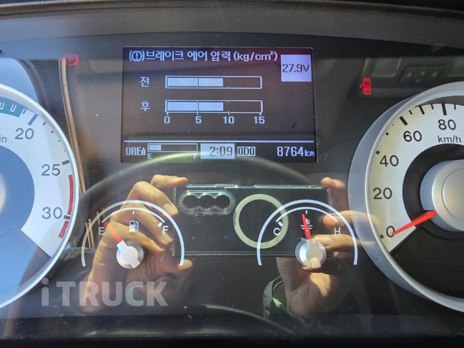 현대 메가트럭 280 단바리 냉동탑 5톤 수동 11