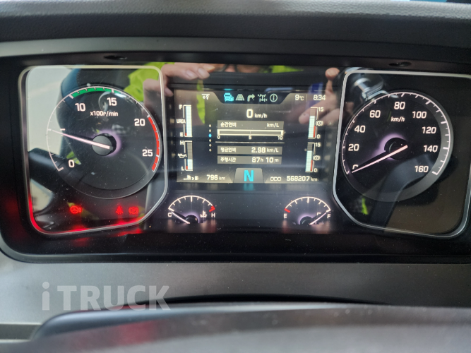 현대 엑시언트 540 앞축 윙바디 25톤 오토 리타더 6