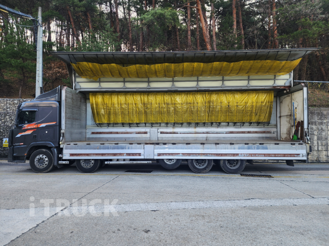 현대 엑시언트 540 앞축 윙바디 25톤 오토 리타더 3