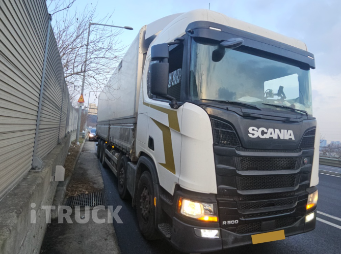 스카니아 R 500 후축 윙바디 25.5톤 오토 2