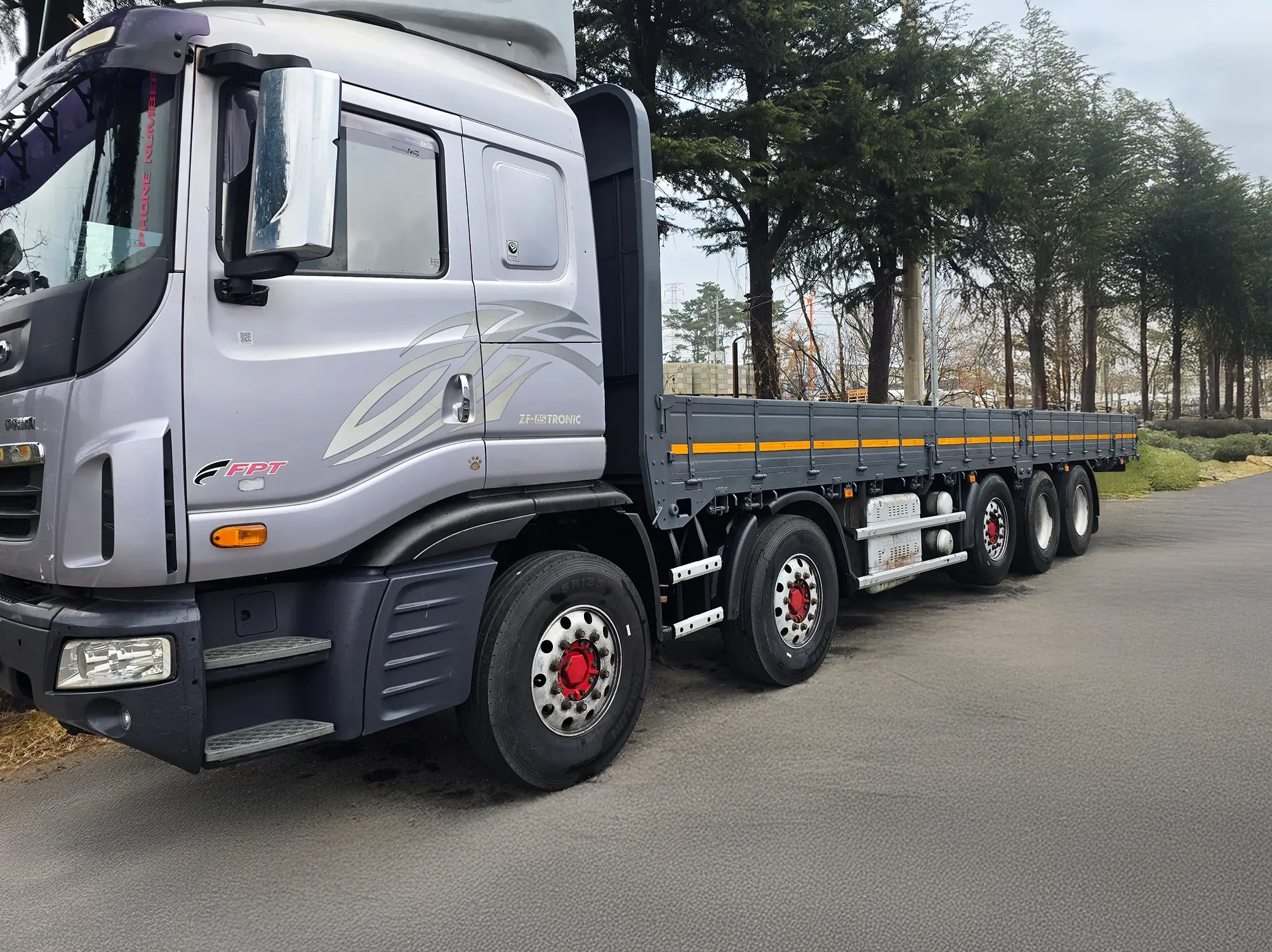 타타대우 프리마 480 앞축 카고 25톤 오토 리타더