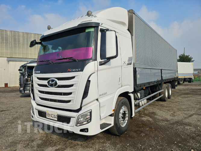 현대 엑시언트 430 십바리 냉장윙 14톤 오토 2