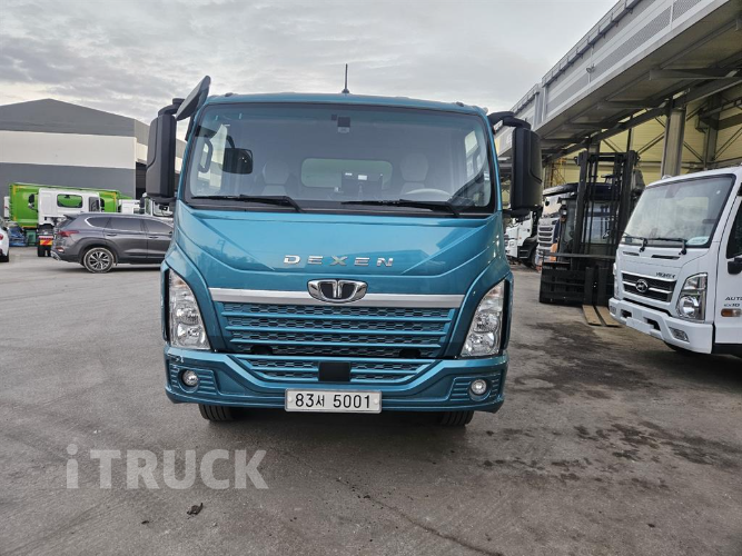 타타대우 압착진개 더쎈 4.9톤 밀판식 배출 1