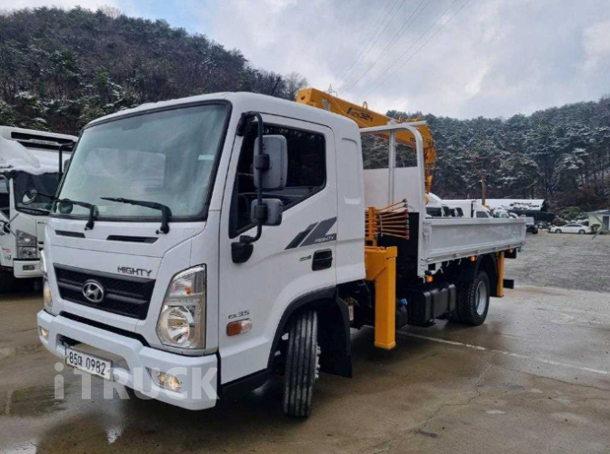 현대 카고크레인 수산중공업 올뉴마이티 3.5톤 0