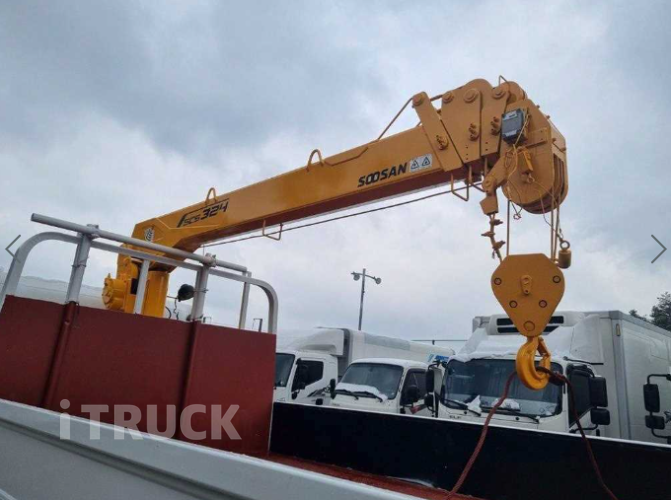 현대 카고크레인 수산중공업 올뉴마이티 3.5톤 5