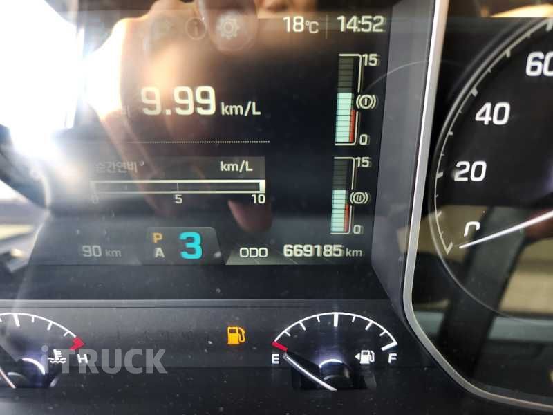 현대 엑시언트 프로 540 후축 윙바디 14톤 오토 리타더 10