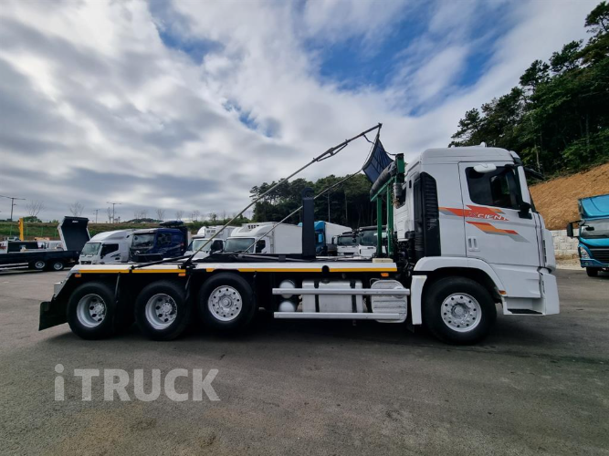 현대 엑시언트 암롤 540 24톤 오토 리타더 앞축 4