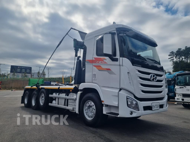 현대 엑시언트 암롤 540 24톤 오토 리타더 앞축 2