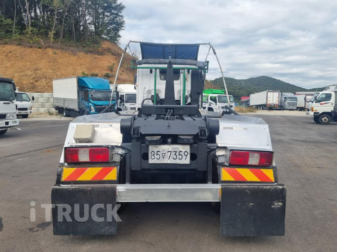 현대 엑시언트 암롤 540 24톤 오토 리타더 앞축 6