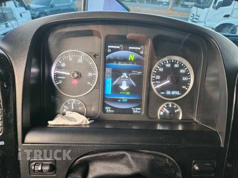 타타대우 프리마 480 후축 냉동 컨테이너탑 16톤 오토 리타더 5