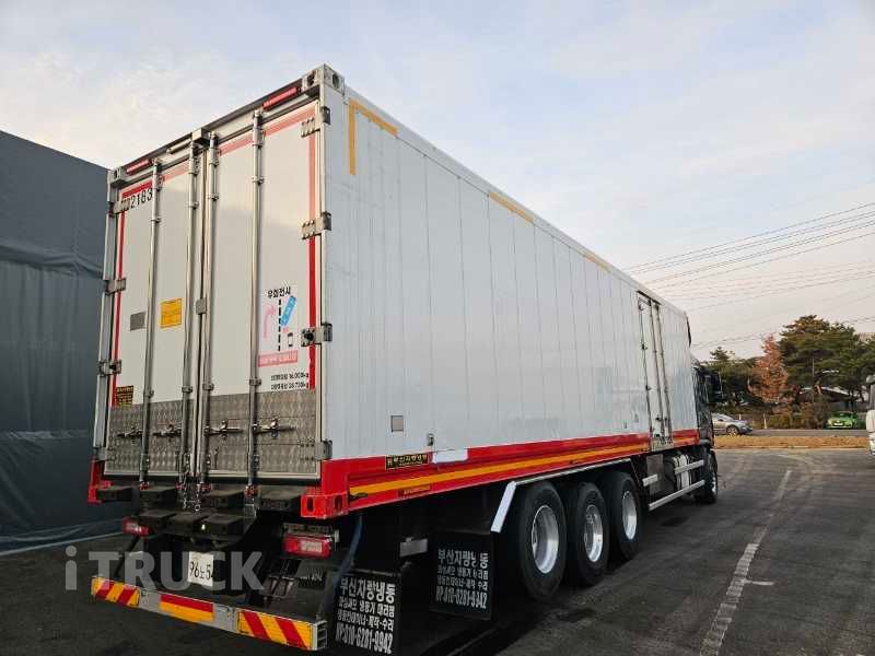 타타대우 프리마 480 후축 냉동 컨테이너탑 16톤 오토 리타더 4