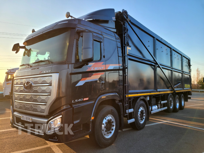 현대 우드칩 21톤 540 앞축 오토