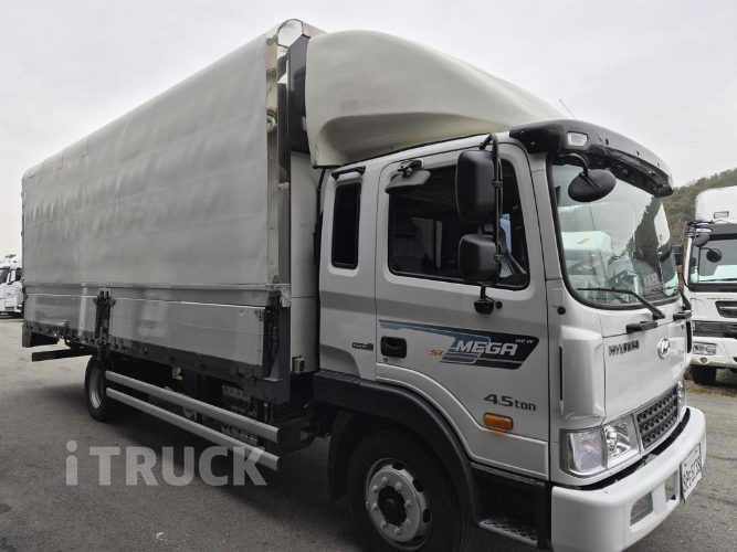 현대 메가트럭 280 단바리 냉장윙 5톤 수동