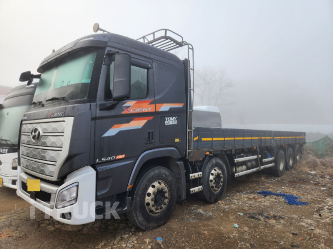 현대 엑시언트 프로 540 후축 카고 25톤 오토 리타더 - 중고 트럭 매물 이미지