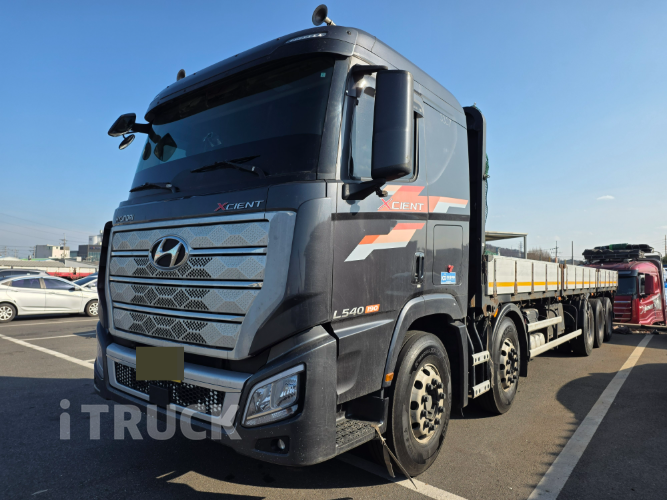 현대 엑시언트 프로 540 후축 카고 25톤 오토 리타더 - 중고 트럭 매물 이미지