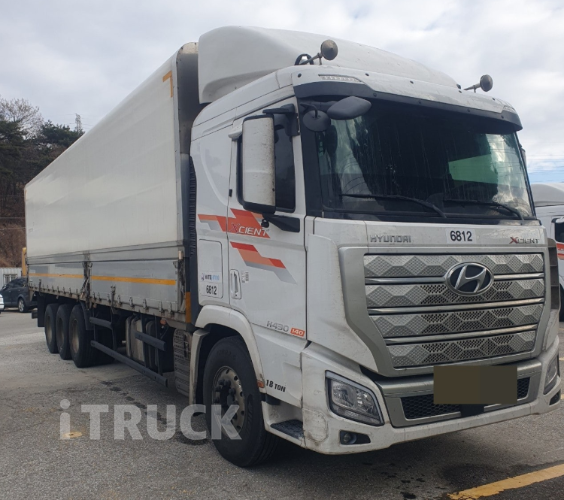 현대 엑시언트 430 후축 윙바디 18톤 오토 - 중고 트럭 매물 이미지