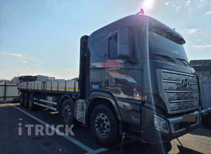 현대 엑시언트 540 후축 카고 25톤 오토 리타더 - 중고 트럭 매물 이미지