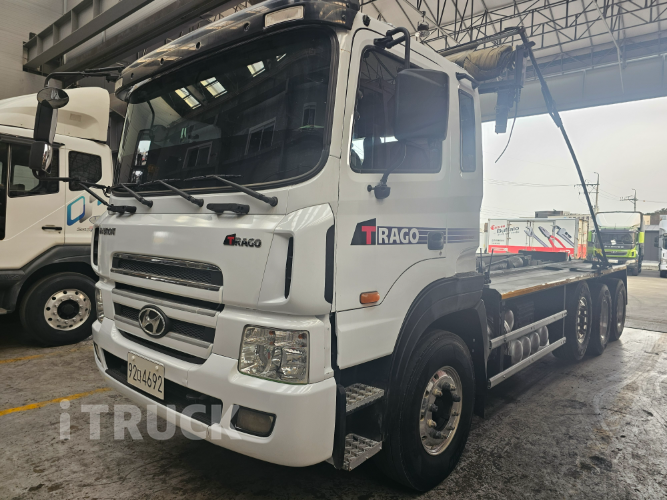 현대 트라고 암롤 440 24톤 수동 앞사바리 - 중고 트럭 매물 이미지