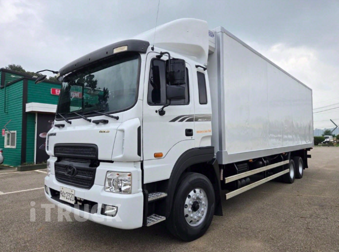 현대 메가트럭 와이드캡 280 단바리 냉동탑 5톤 수동 - 중고 트럭 매물 이미지