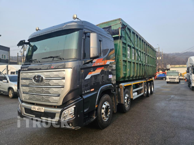 현대 엑시언트 암롤 540 25톤 수동 앞축 - 중고 트럭 매물 이미지