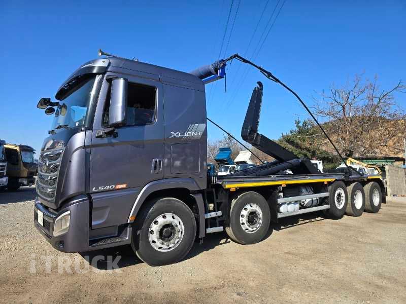 현대 엑시언트 암롤 540 20톤 오토 리타더 앞축 50루베 - 중고 트럭 매물 이미지