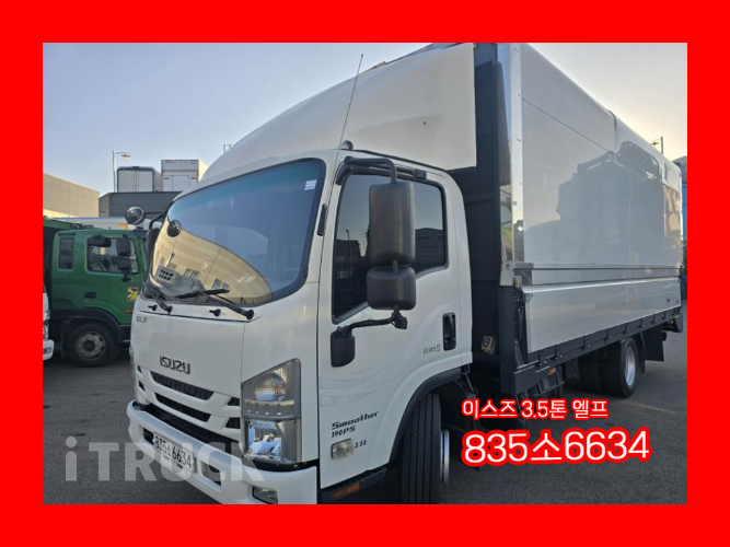 이스즈 엘프 3.5톤 광폭 윙바디 숏캡(일반캡, 표준캡) - 중고 트럭 매물 이미지