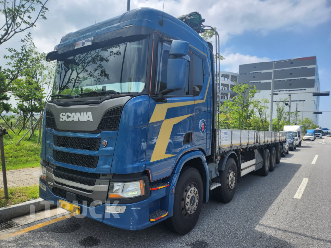 스카니아 R 500 후축 카고 25톤 오토 리타더 - 중고 트럭 매물 이미지