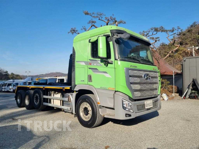 현대 엑시언트 프로 암롤 430 24톤 수동 앞축 - 중고 트럭 매물 이미지