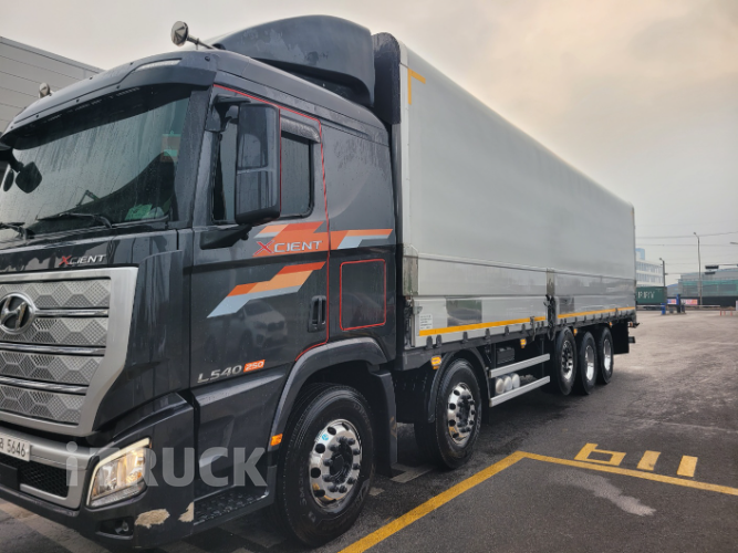 현대 엑시언트 프로 540 앞축 상승윙바디 25톤 오토 리타더 - 중고 트럭 매물 이미지